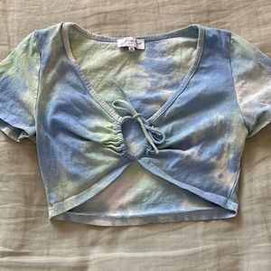 Saboskirt crop top